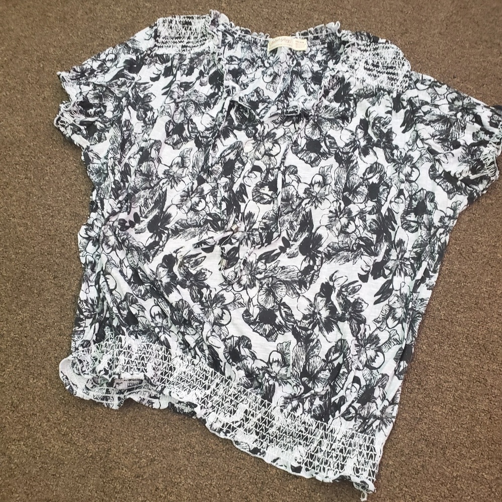 White & Black Shirt